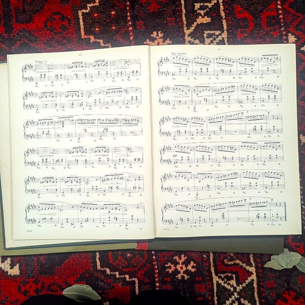 Antique music books